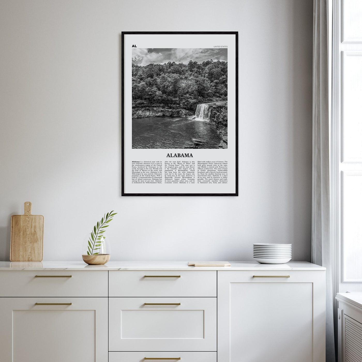Alabama Travel B&W No 1 Poster