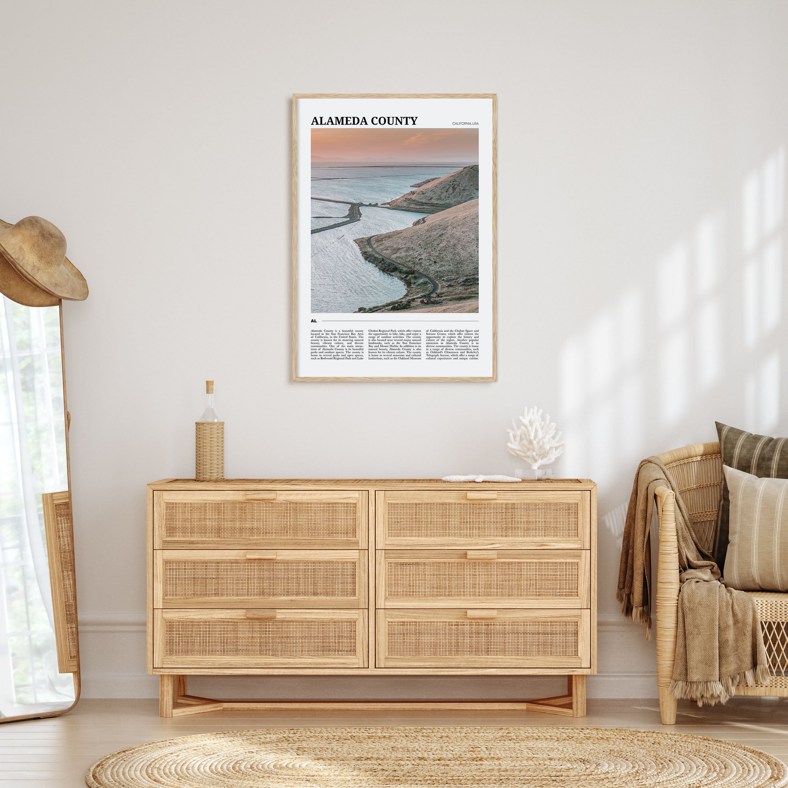 Alameda County Travel Color Poster