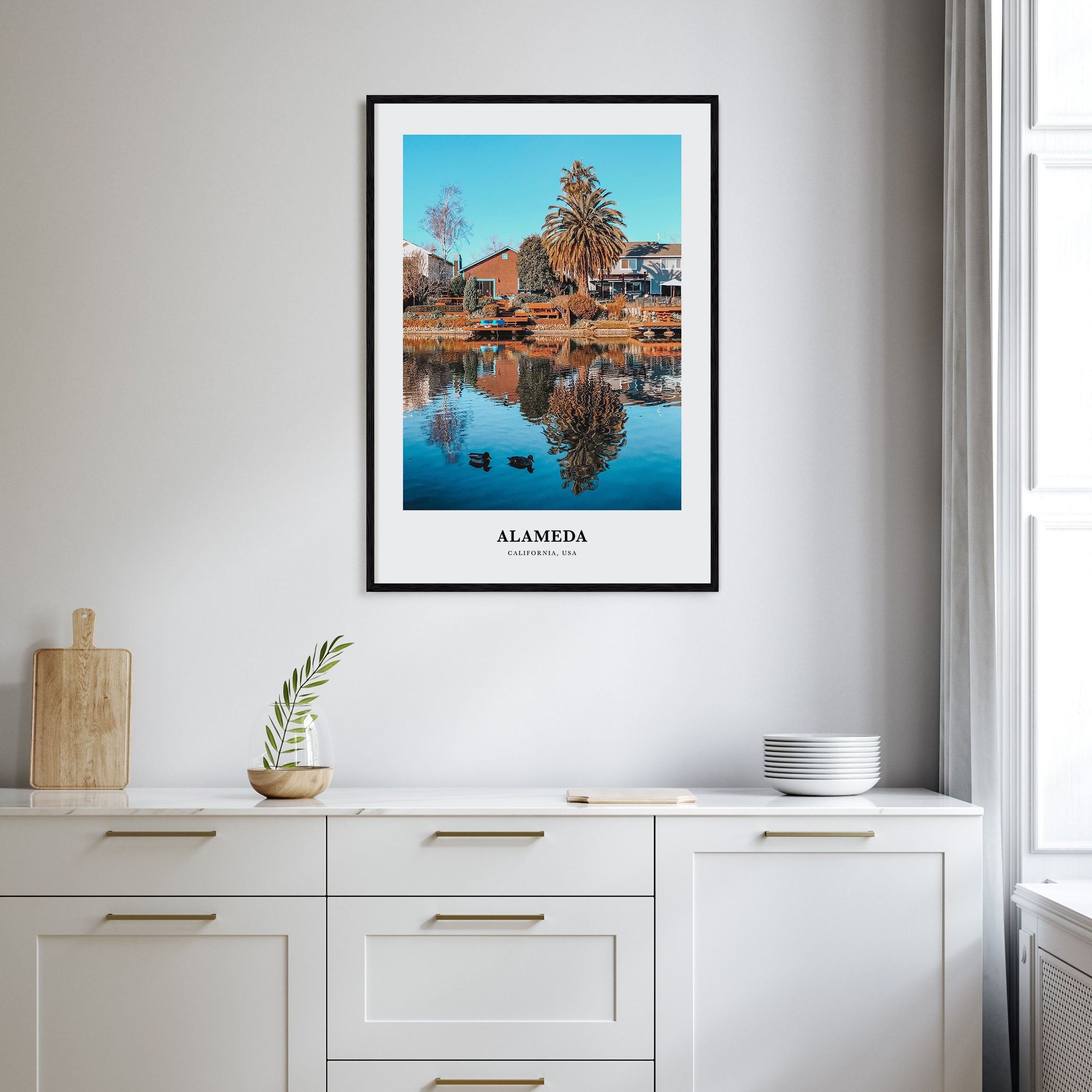 Alameda Portrait Color Poster