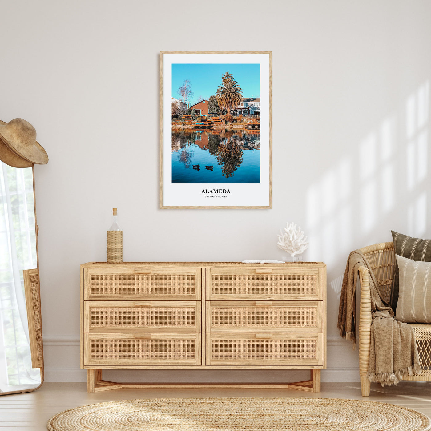 Alameda Portrait Color Poster