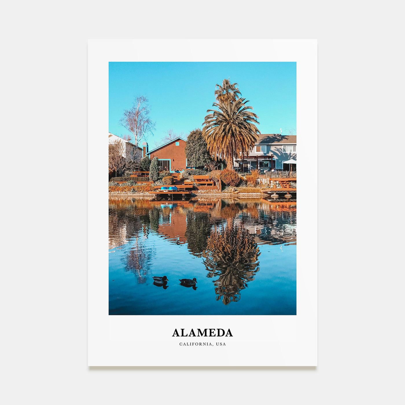 Alameda Portrait Color Poster