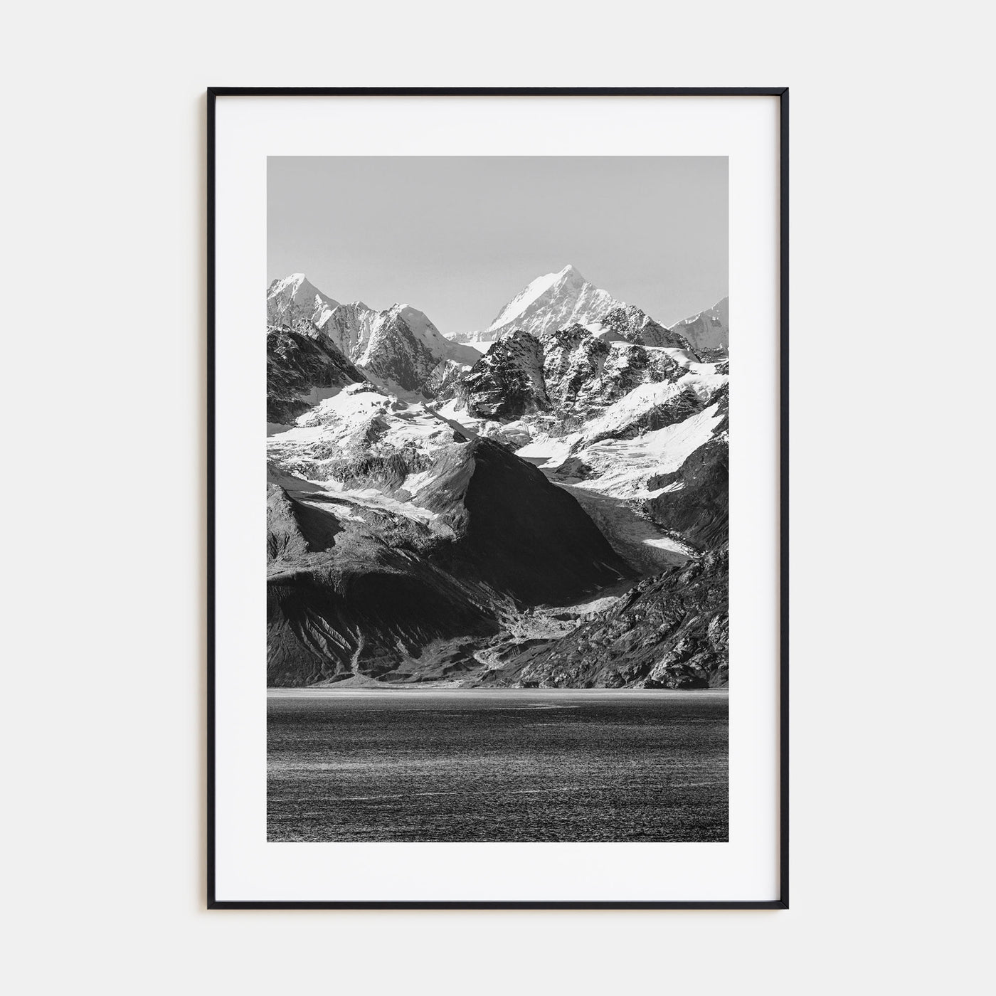 Alaska Photo B&W Poster
