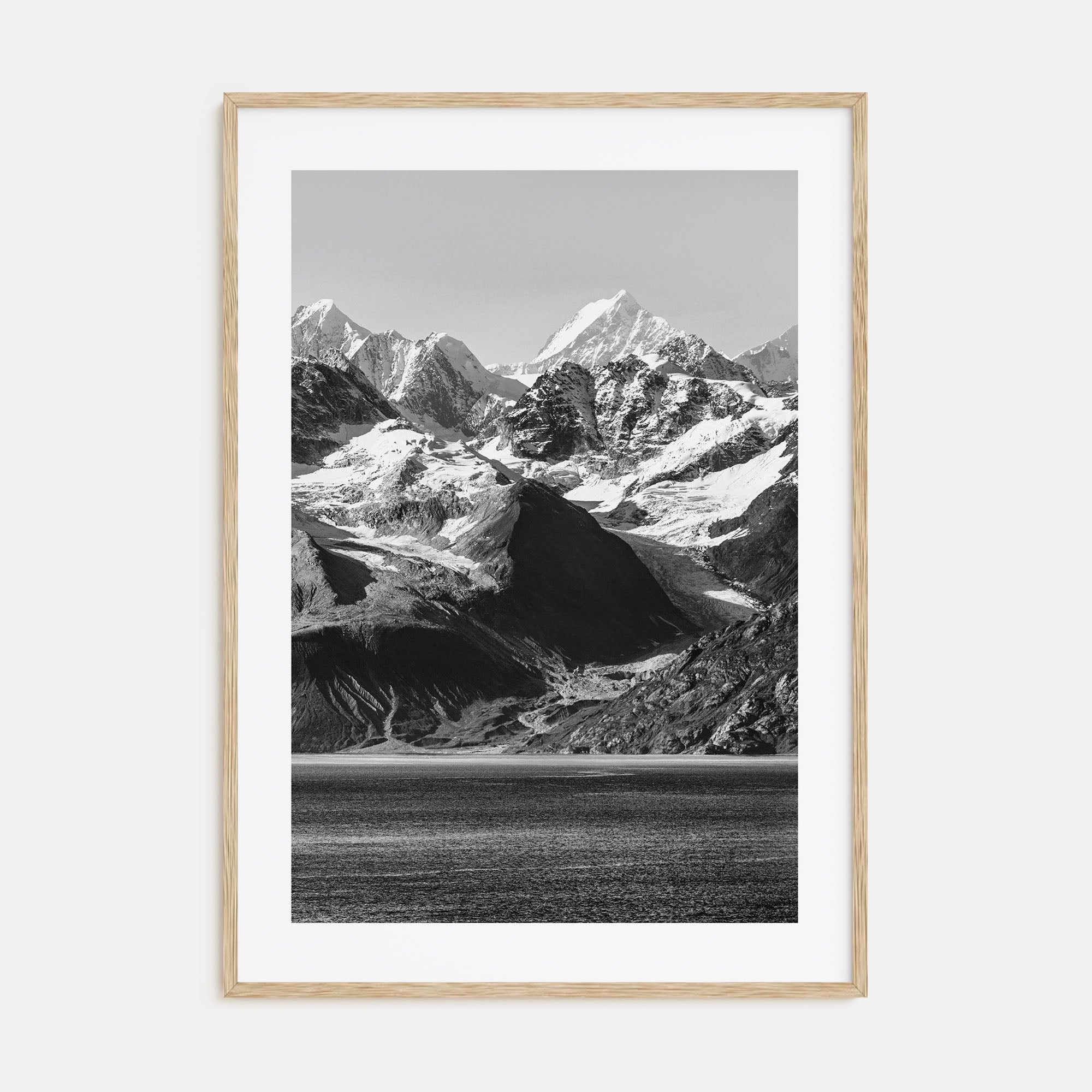 Alaska Photo B&W Poster