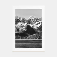Alaska Photo B&W Poster