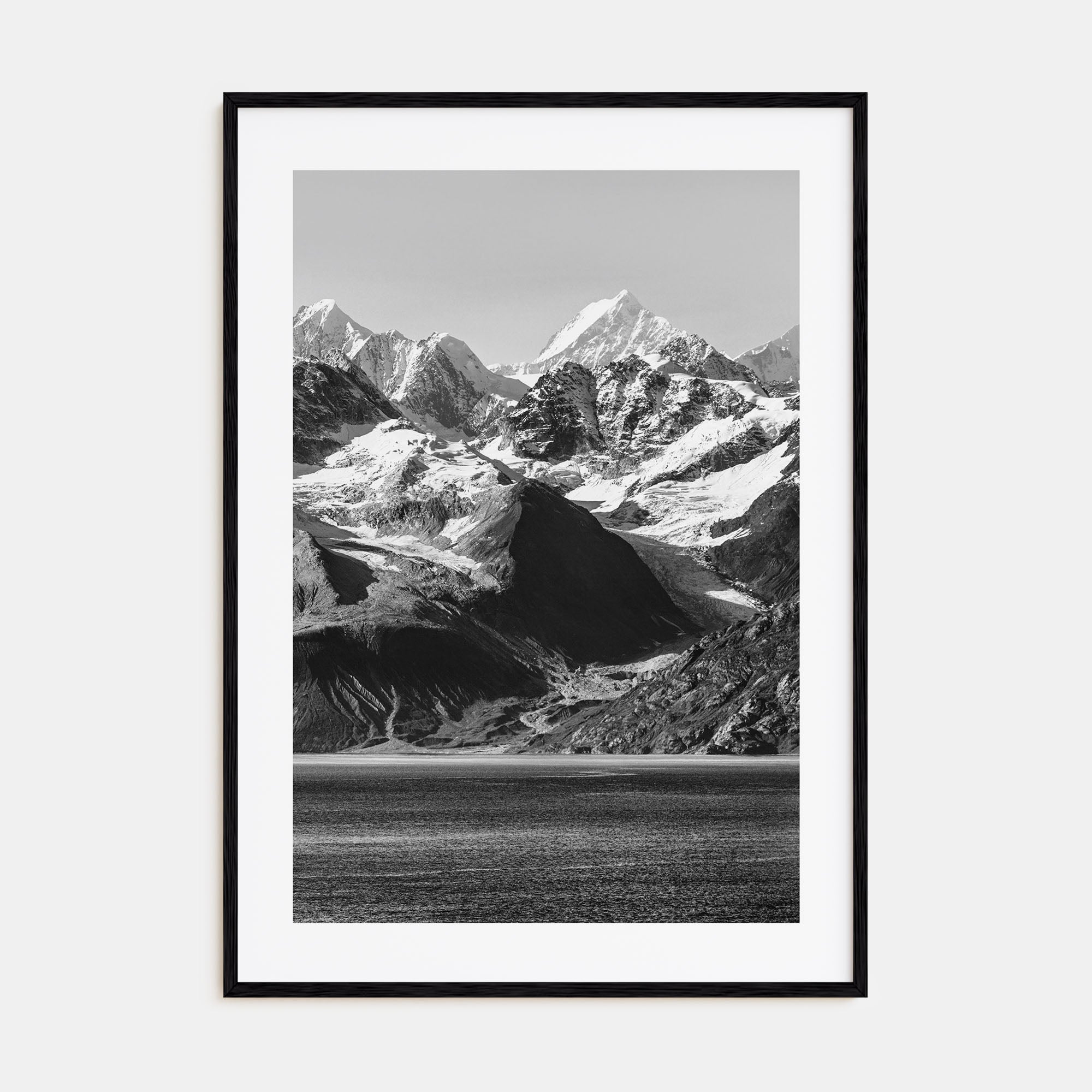 Alaska Photo B&W Poster