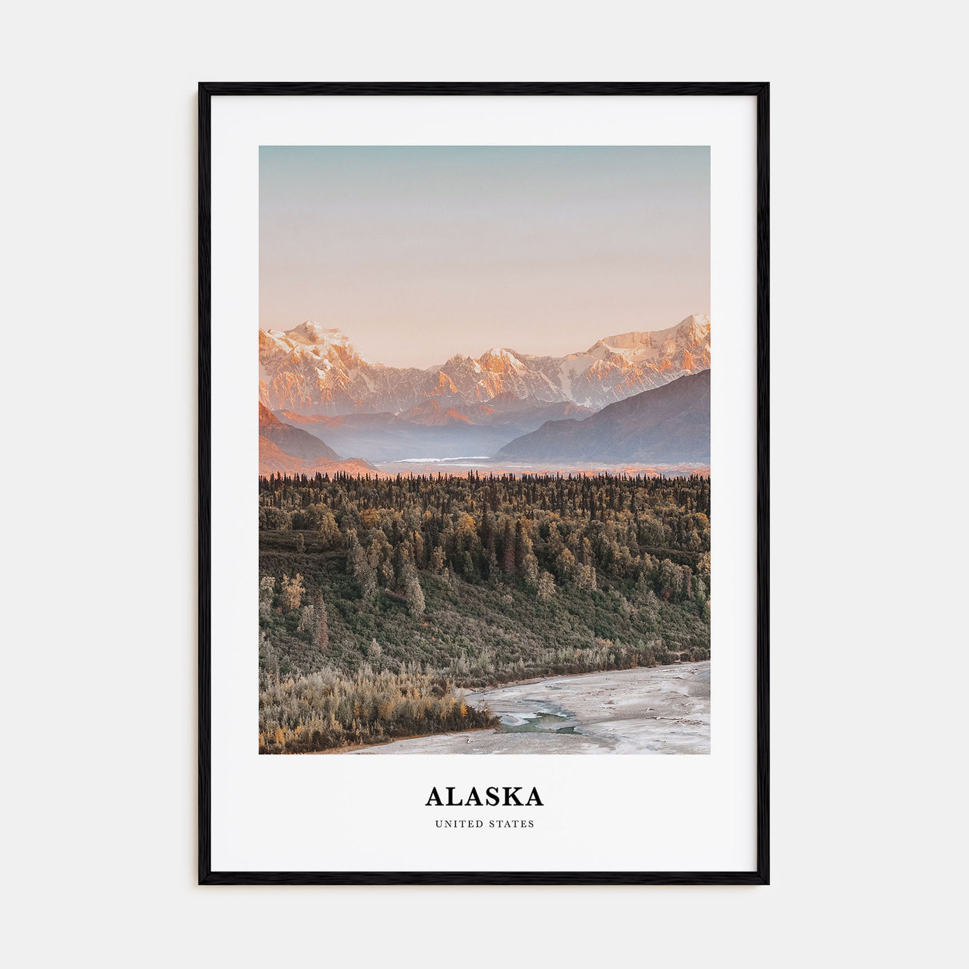Alaska Portrait Color No 2 Poster