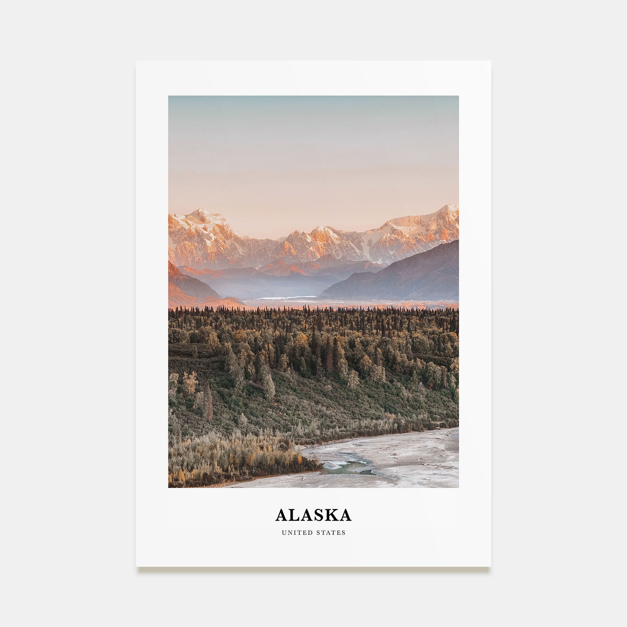 Alaska Portrait Color No 2 Poster