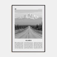 Alaska Travel B&W No 1 Poster