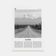 Alaska Travel B&W No 1 Poster