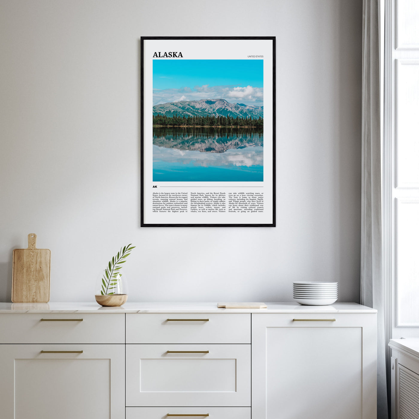 Alaska Travel Color No 1 Poster