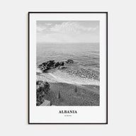 Albania Portrait B&W No 1 Poster