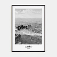 Albania Portrait B&W No 1 Poster