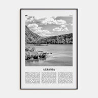 Albania Travel B&W No 1 Poster