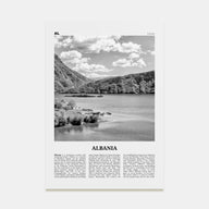 Albania Travel B&W No 1 Poster