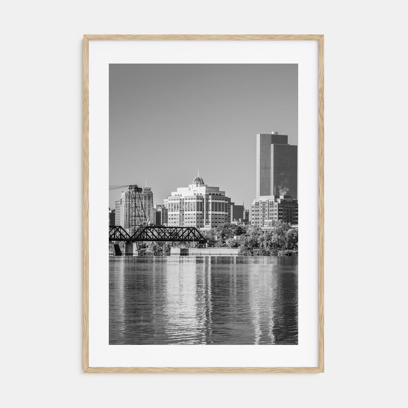 Albany, New York Photo B&W Poster