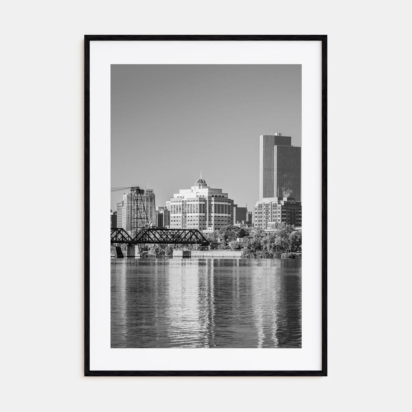 Albany, New York Photo B&W Poster