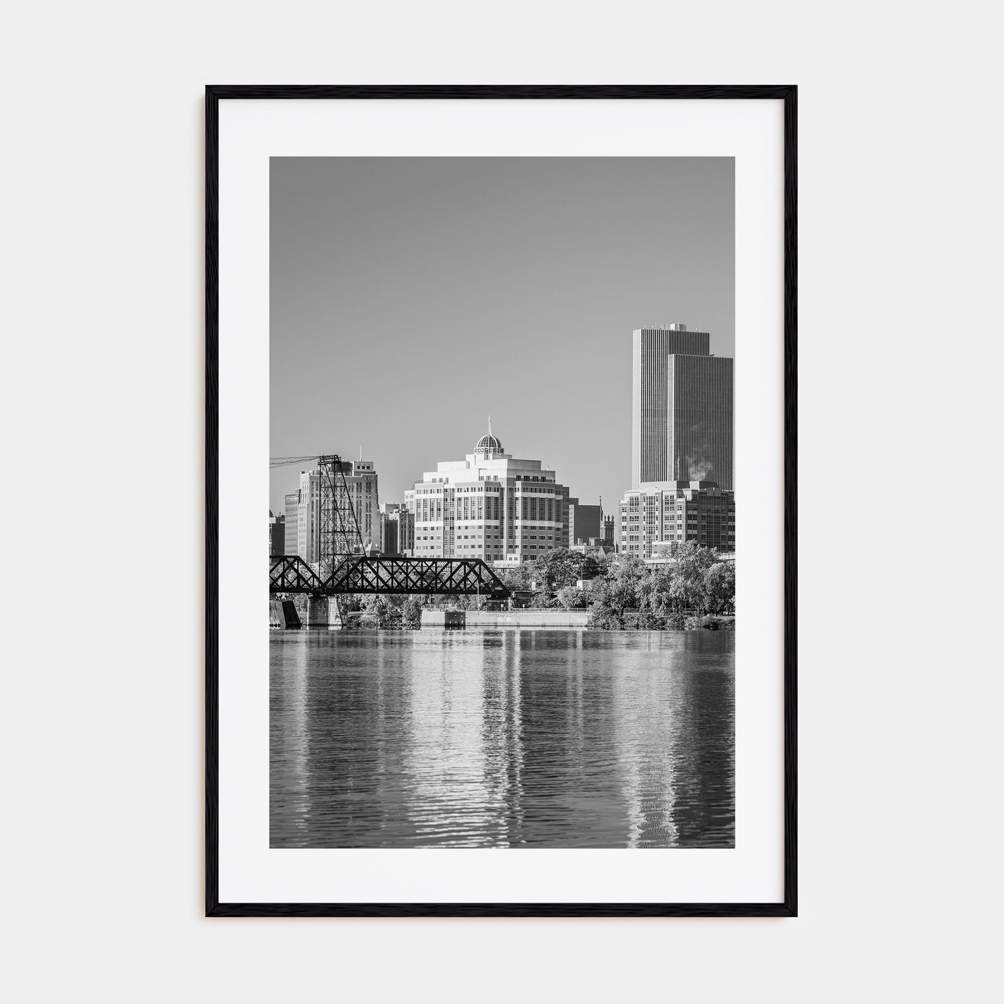 Albany, New York Photo B&W Poster