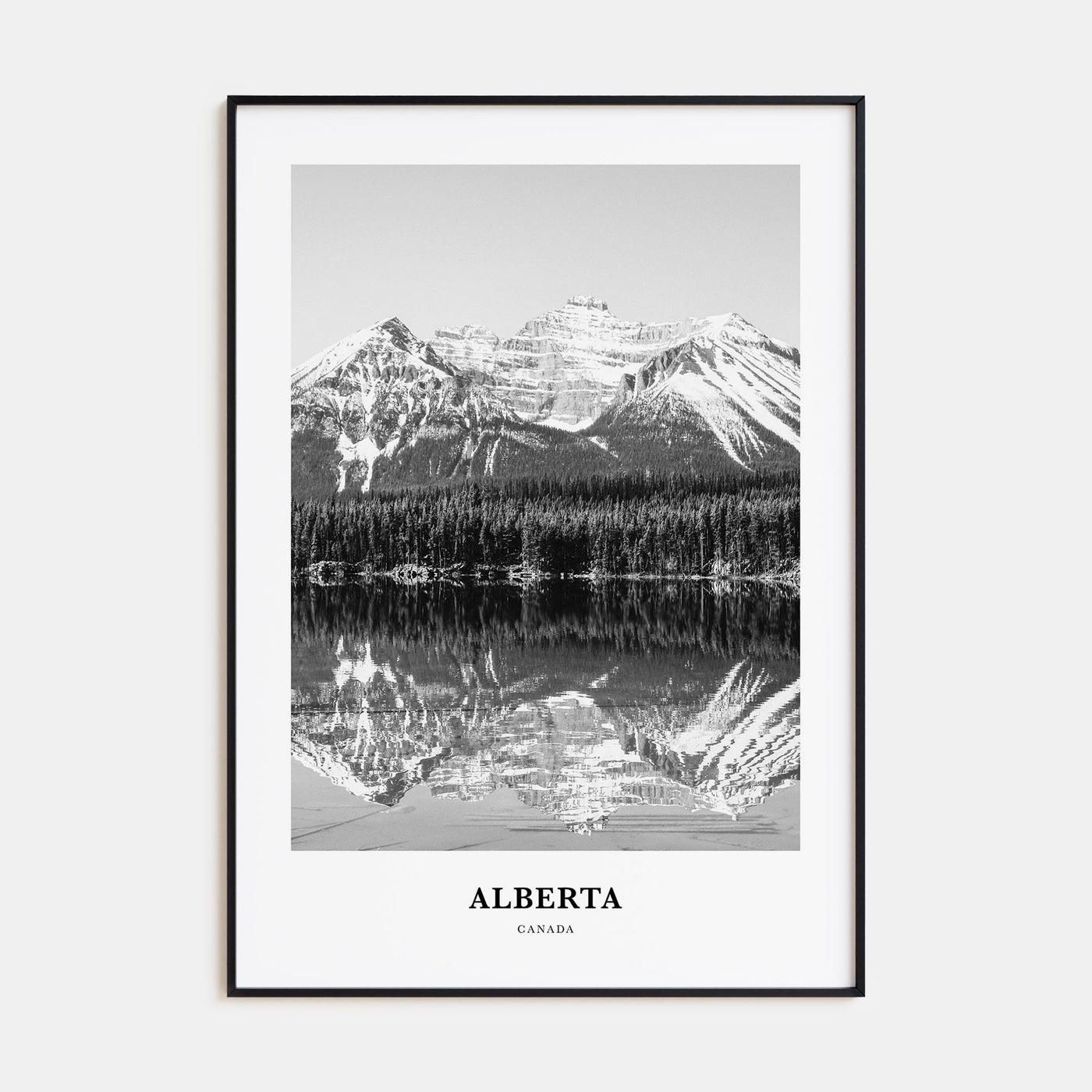 Alberta Portrait B&W Poster