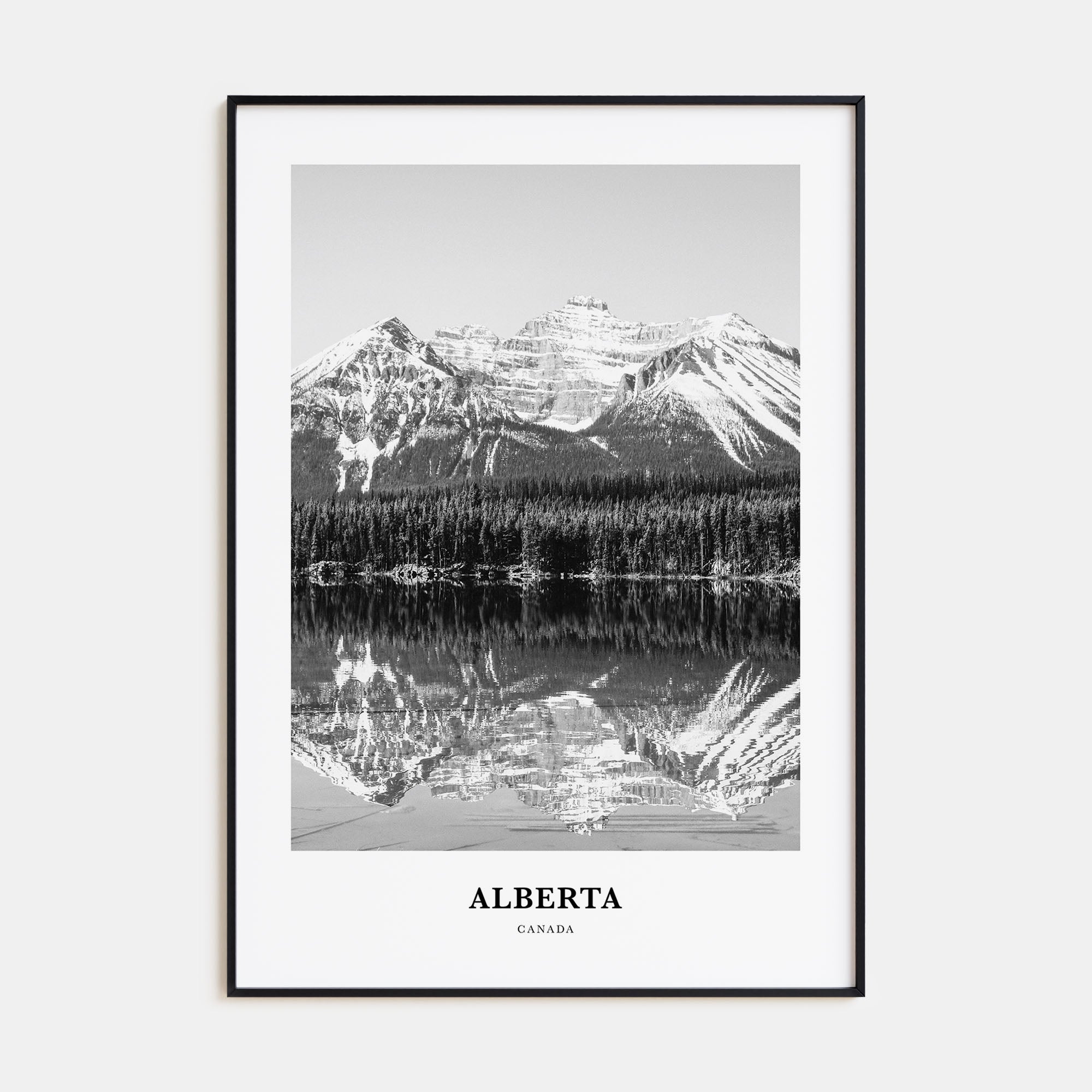 Alberta Portrait B&W Poster