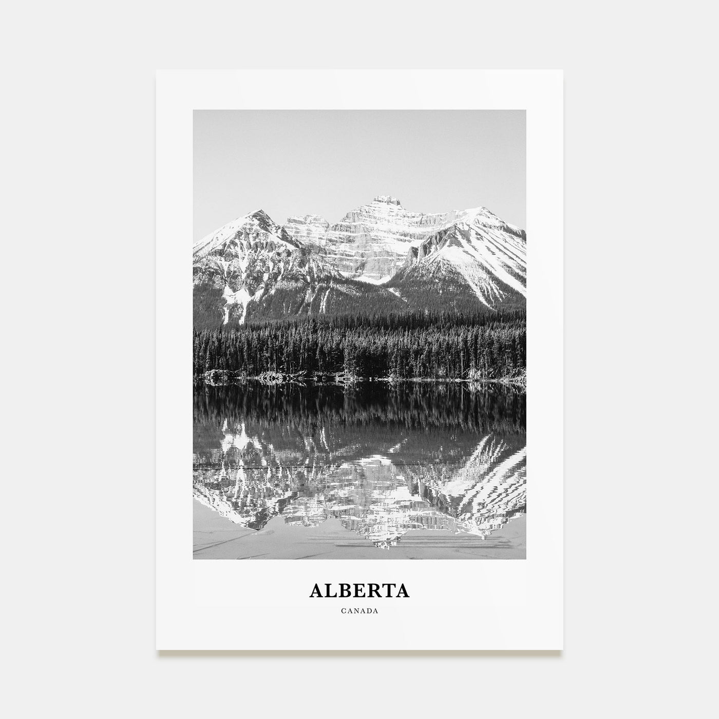 Alberta Portrait B&W Poster