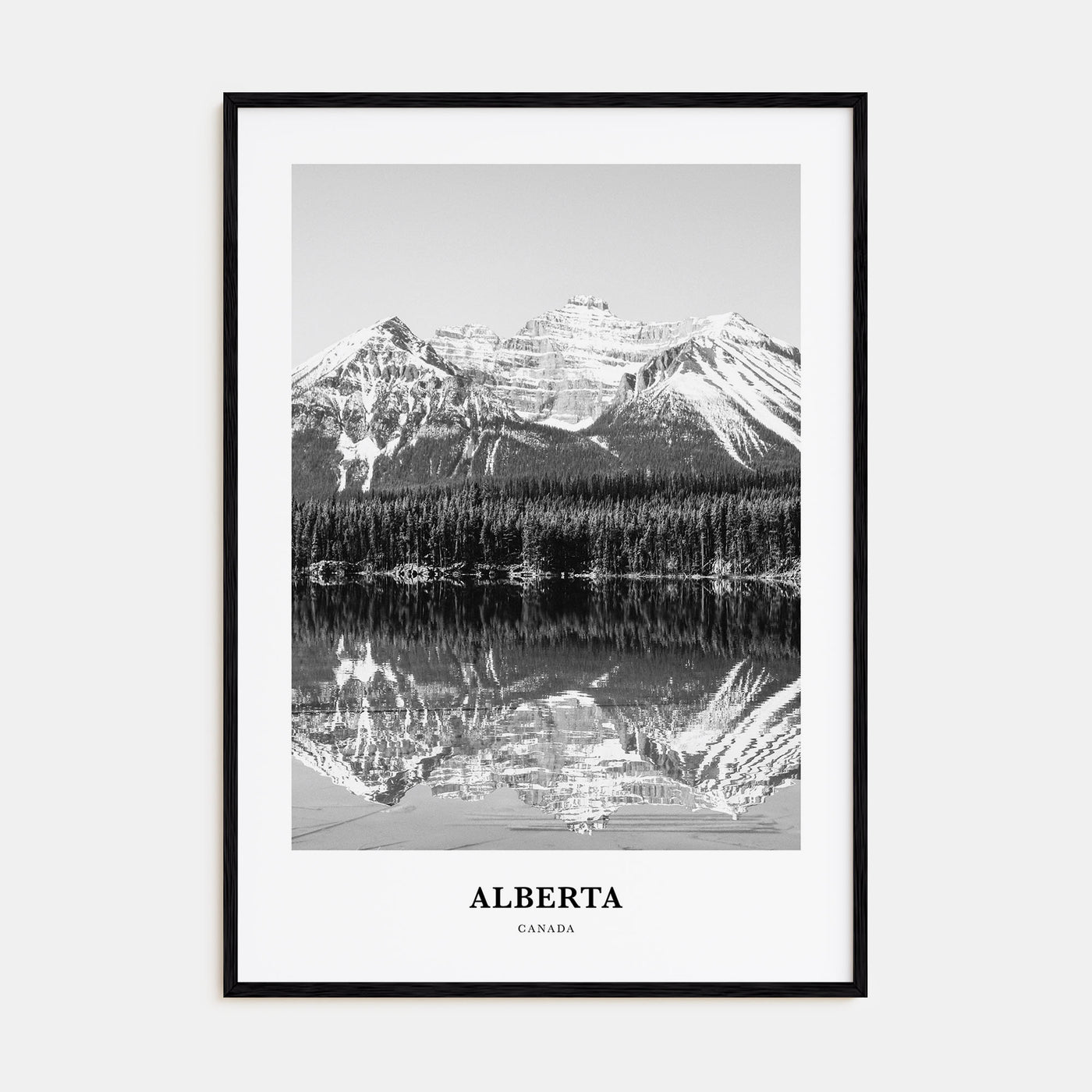 Alberta Portrait B&W Poster