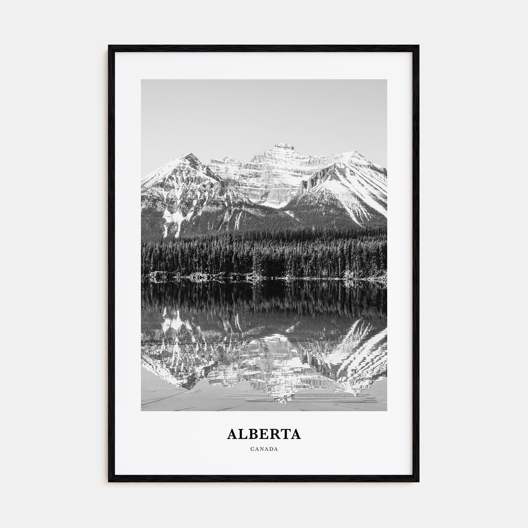 Alberta Portrait B&W Poster