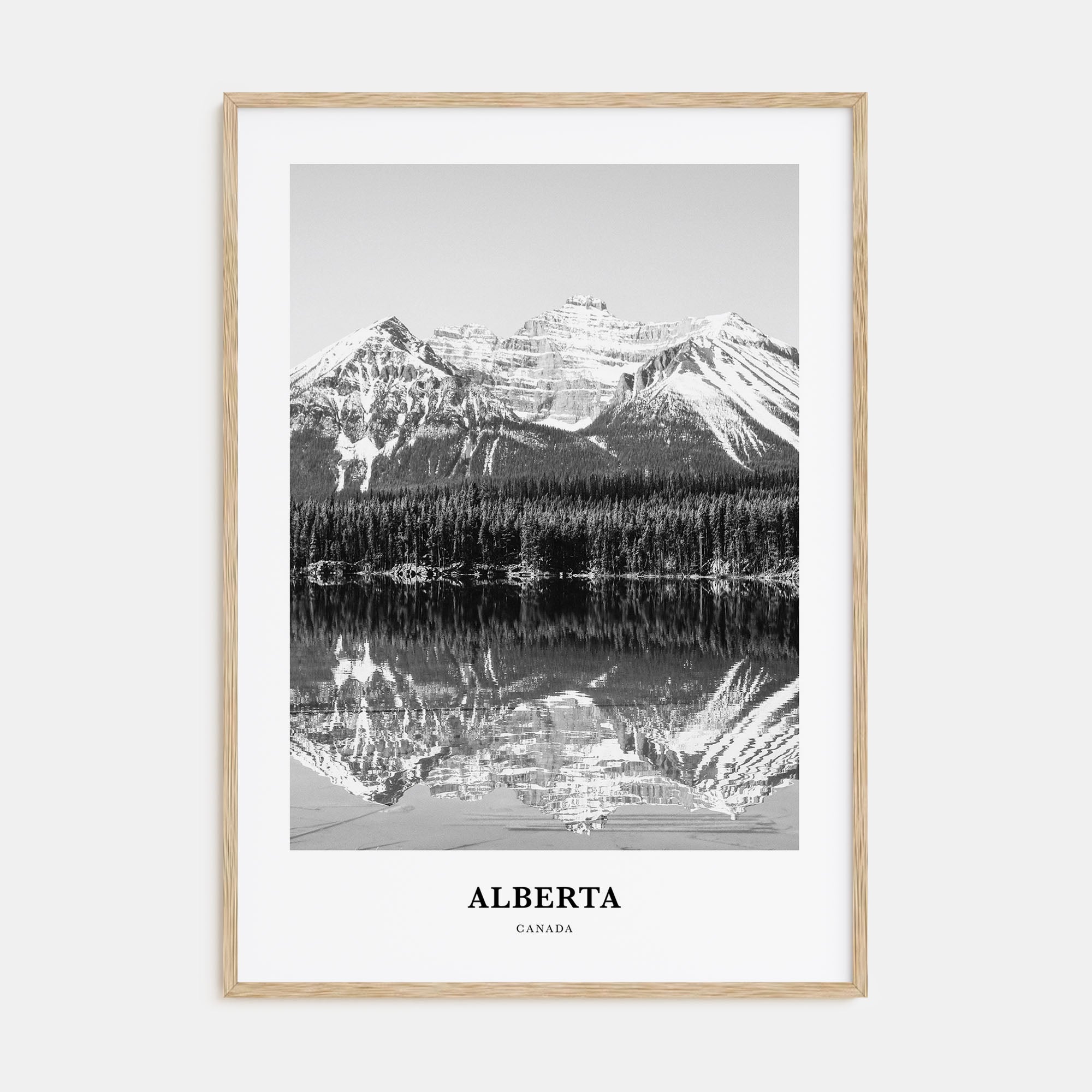 Alberta Portrait B&W Poster
