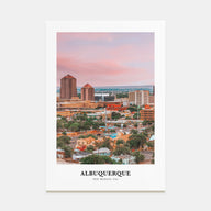 Albuquerque Portrait Color Poster