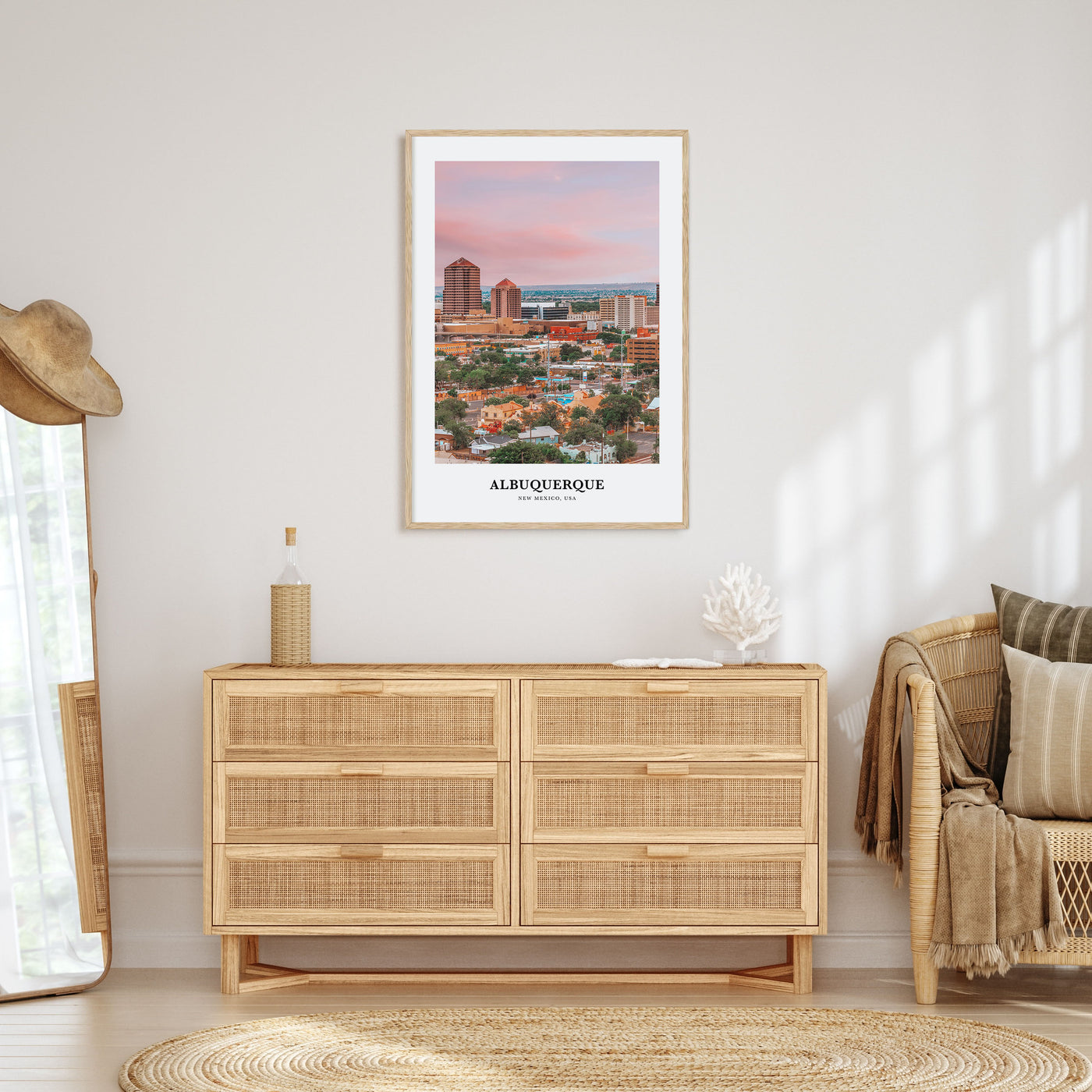 Albuquerque Portrait Color Poster