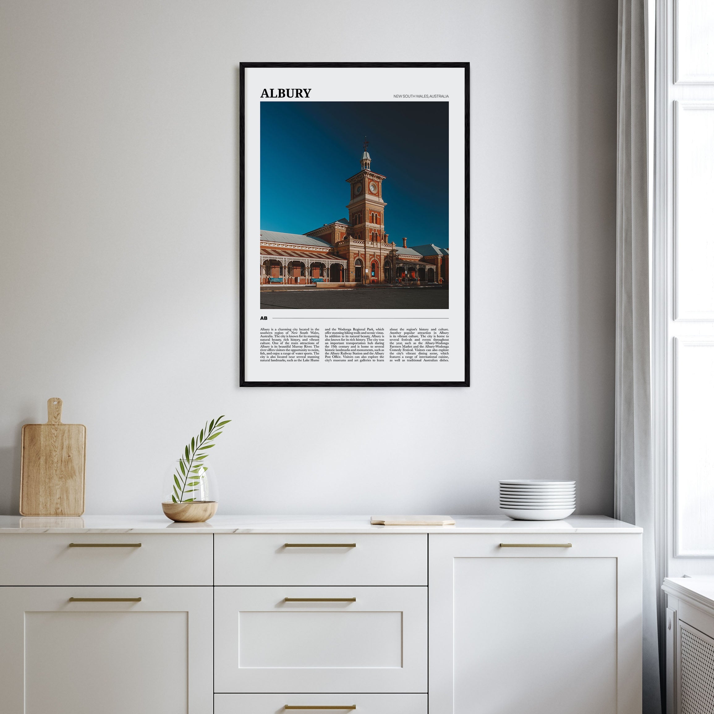 Albury Travel Color Poster