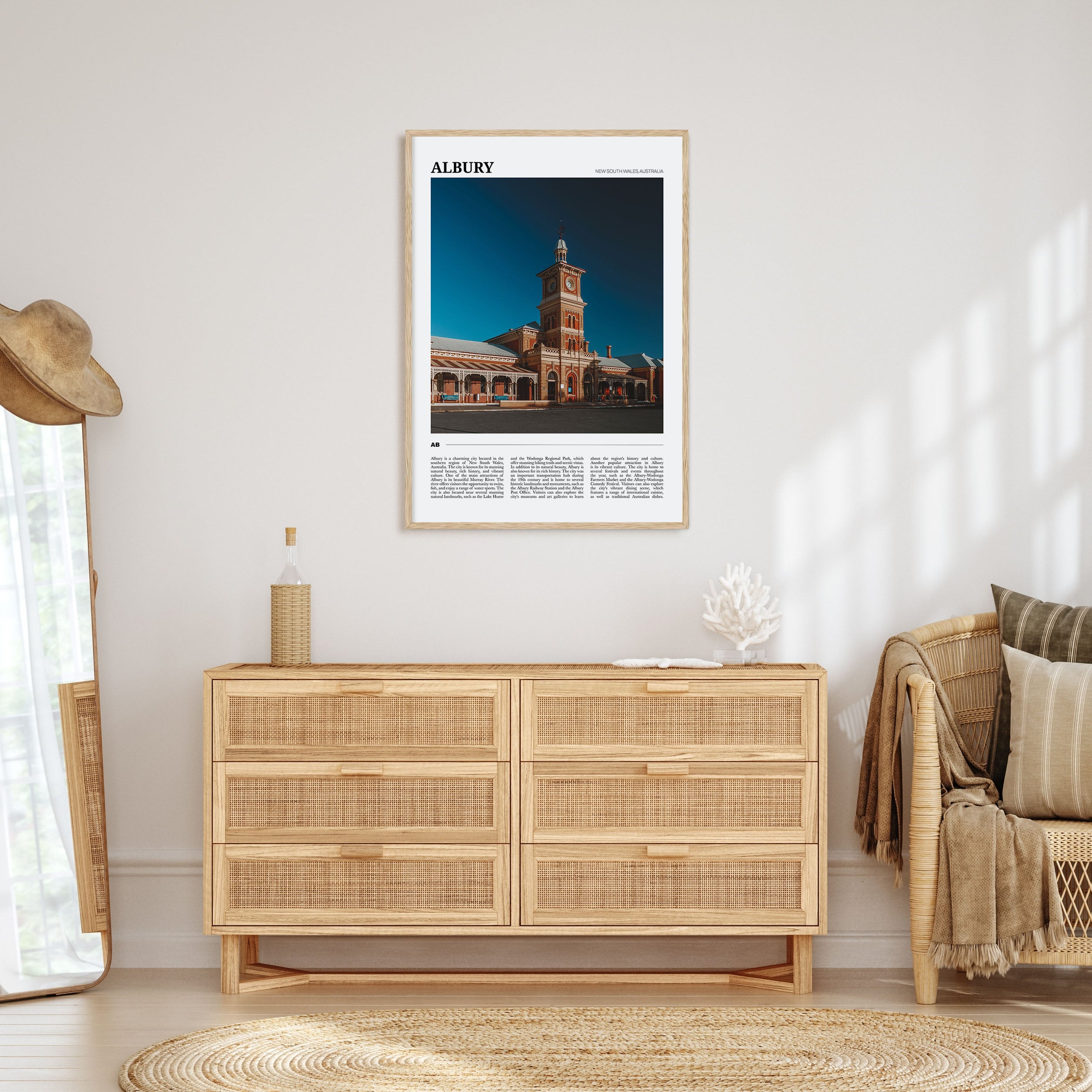 Albury Travel Color Poster