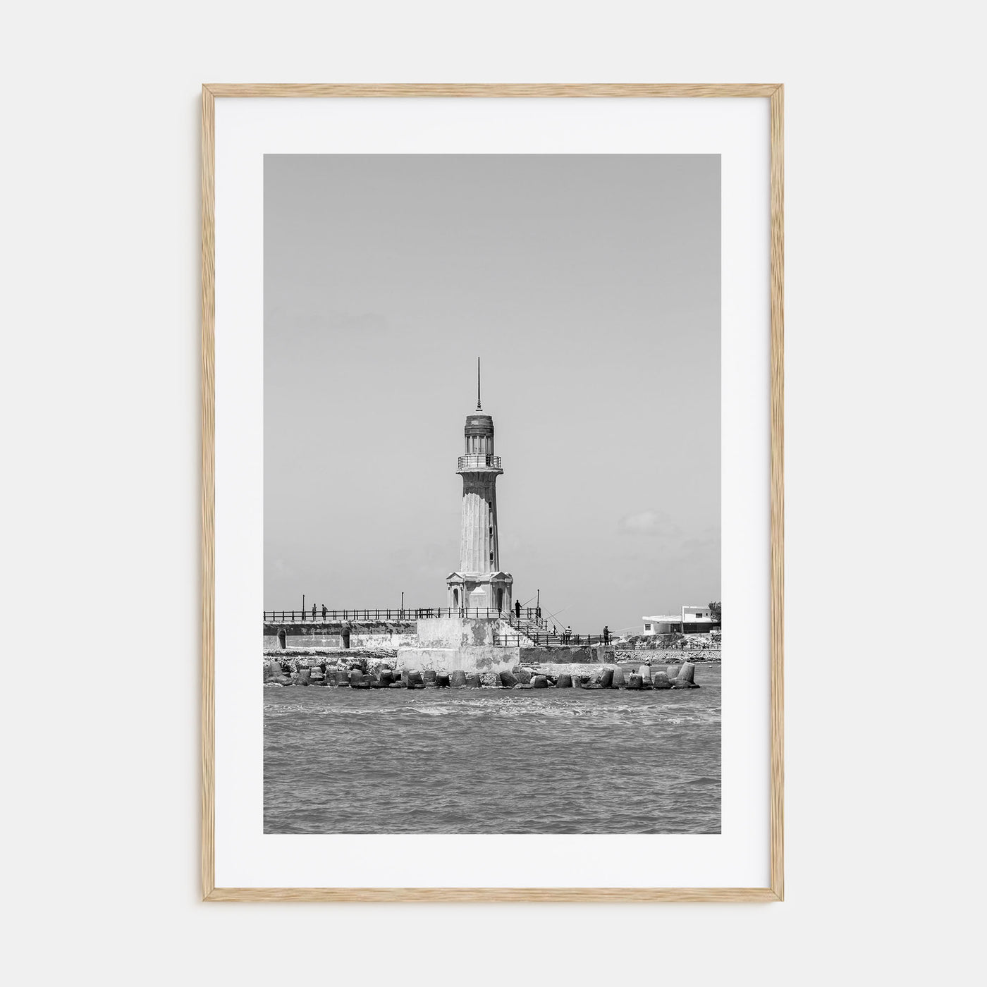 Alexandria, Egypt Photo B&W Poster