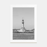 Alexandria, Egypt Photo B&W Poster