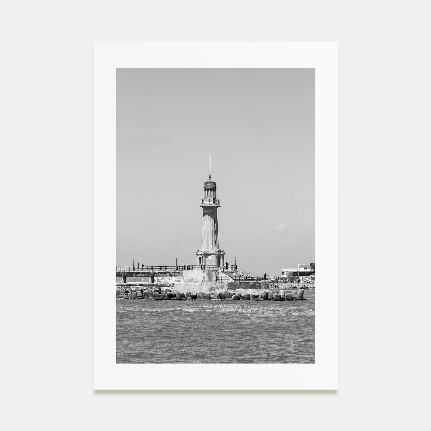 Alexandria, Egypt Photo B&W Poster
