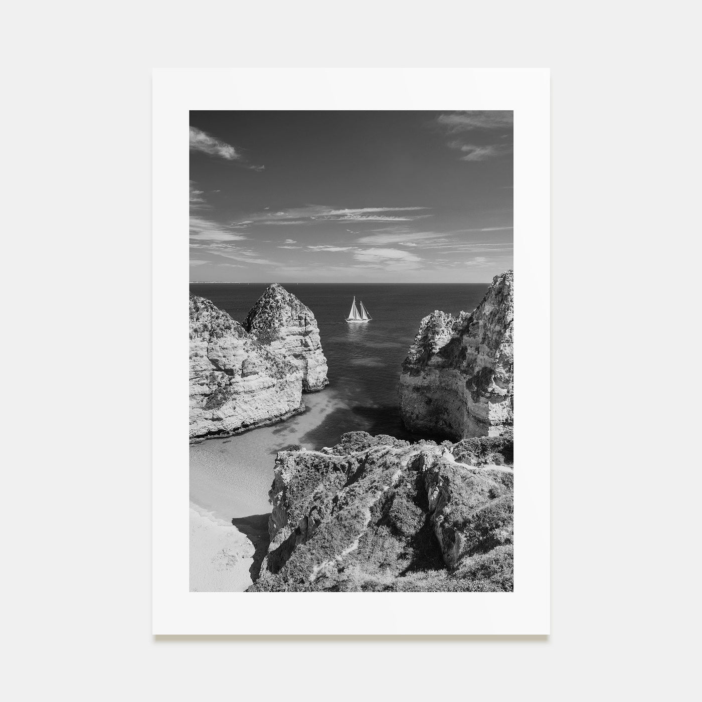 Algarve Photo B&W Poster