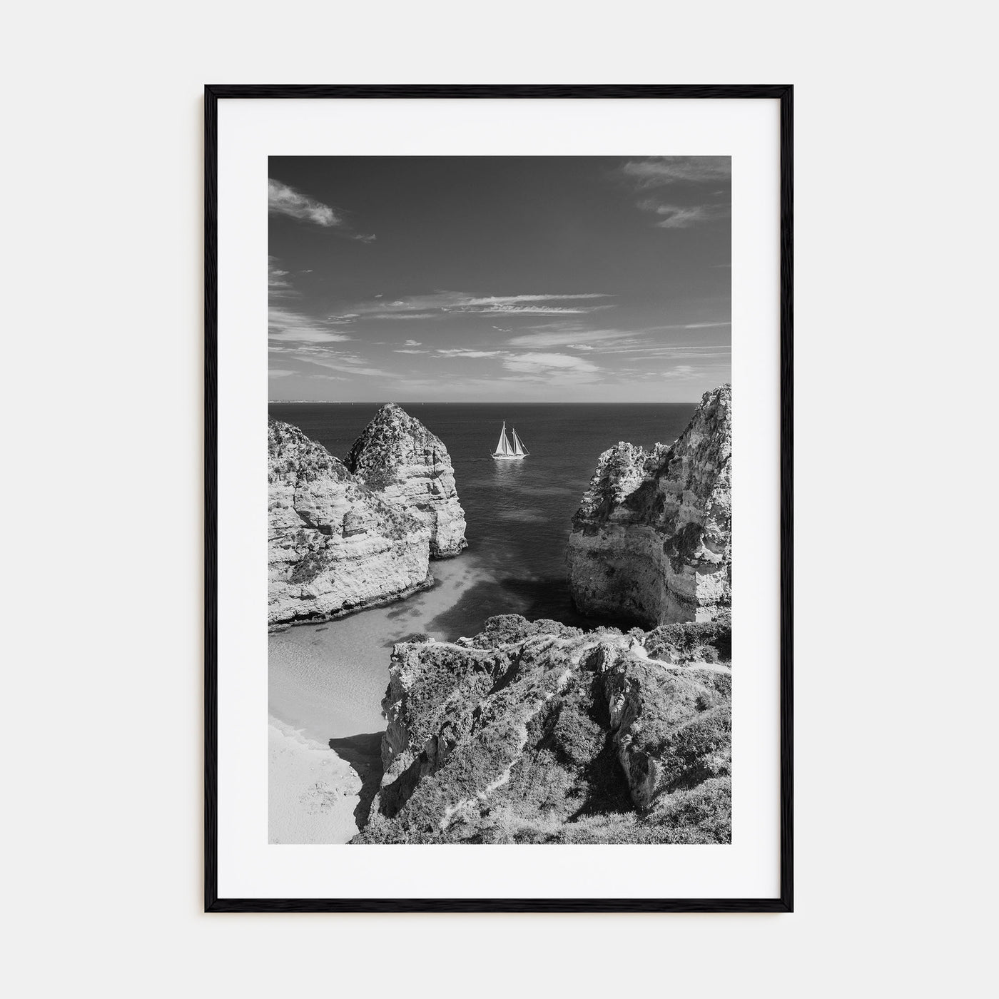 Algarve Photo B&W Poster