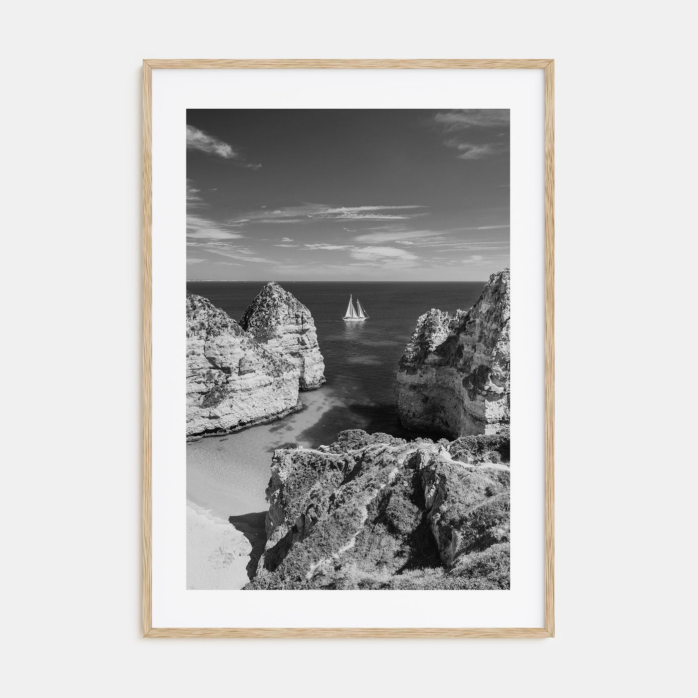 Algarve Photo B&W Poster
