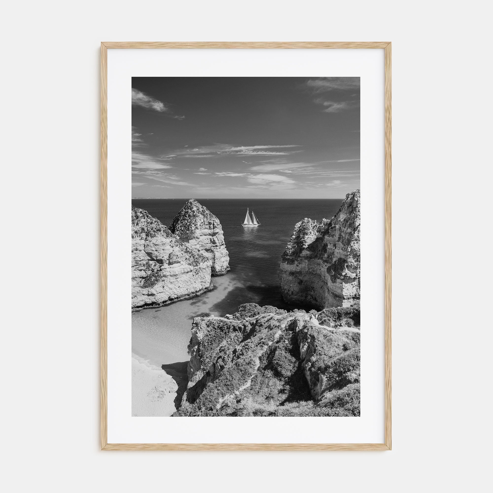 Algarve Photo B&W Poster