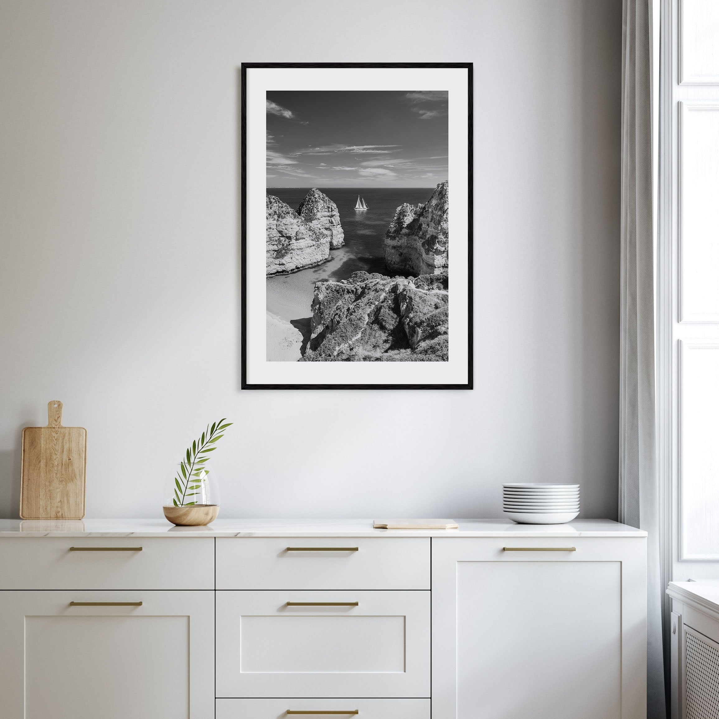 Algarve Photo B&W Poster