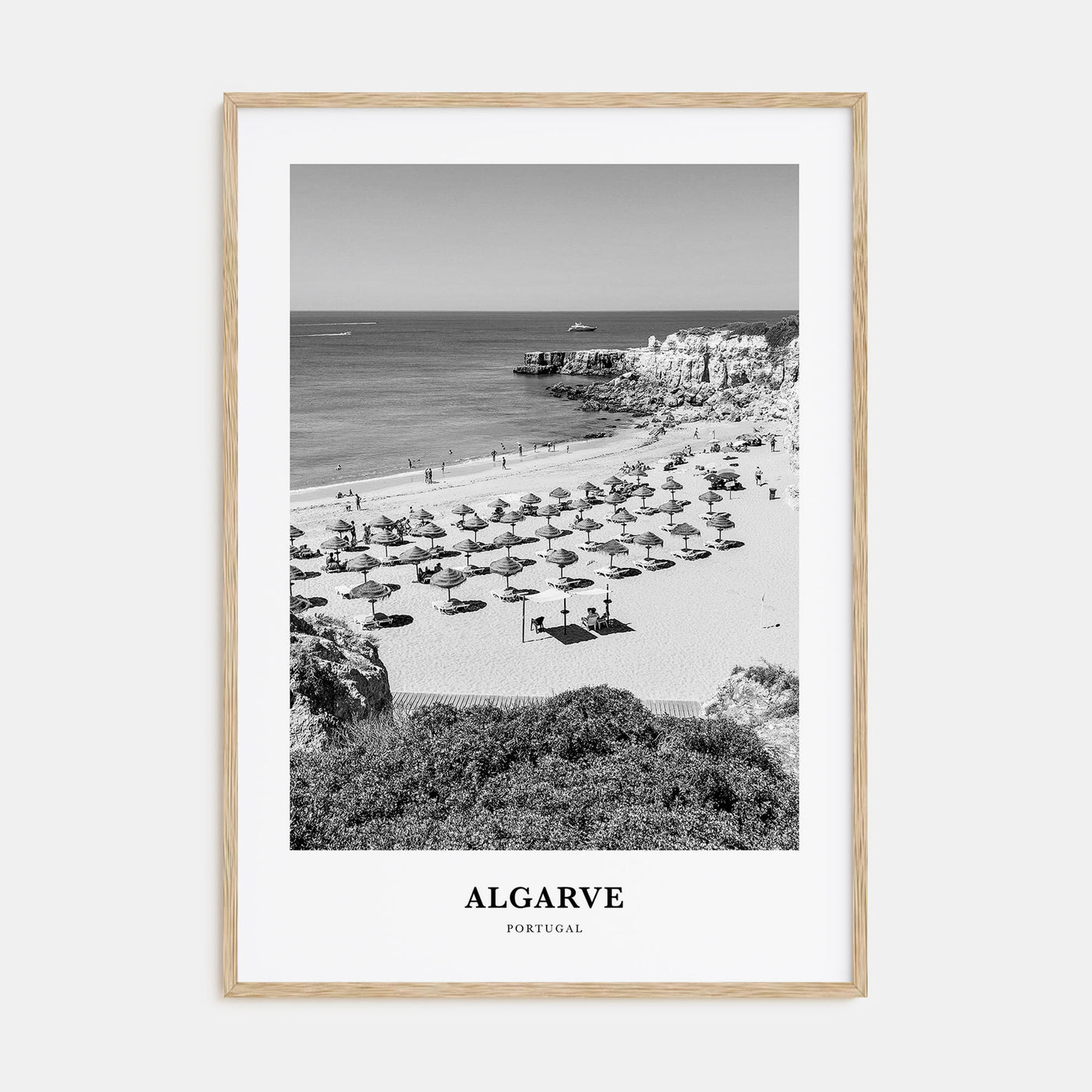 Algarve Portrait B&W Poster