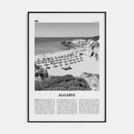 Algarve Travel B&W Poster