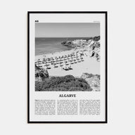 Algarve Travel B&W Poster