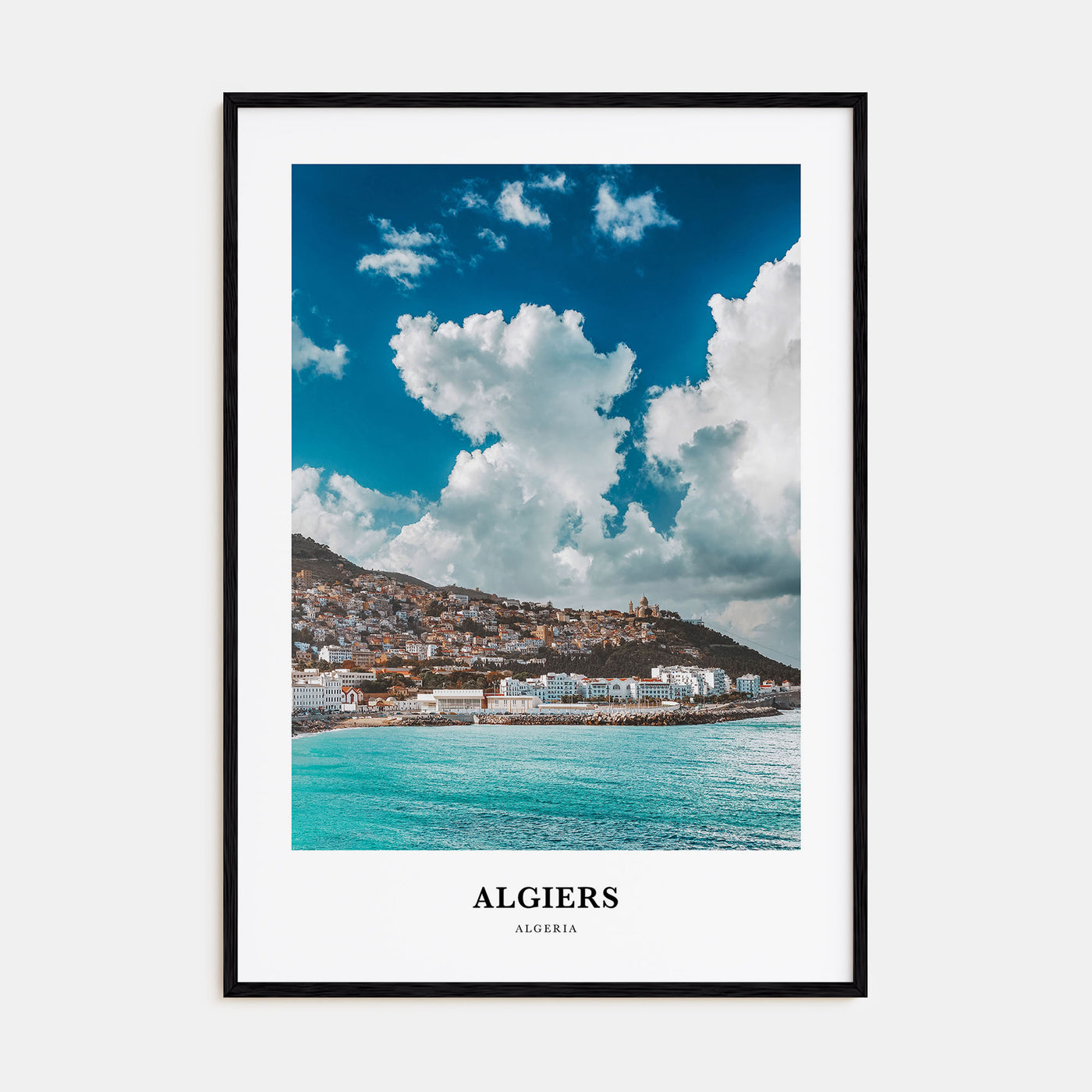Algiers Portrait Color Poster