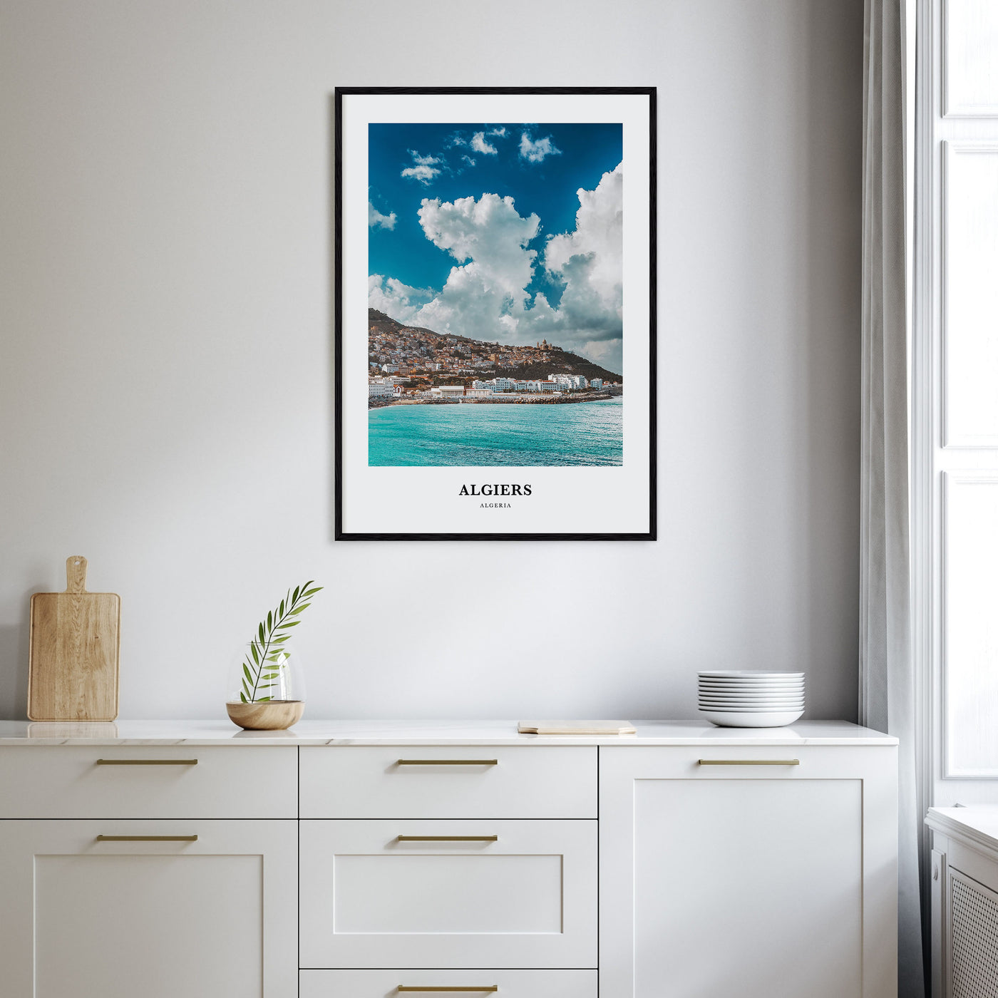 Algiers Portrait Color Poster