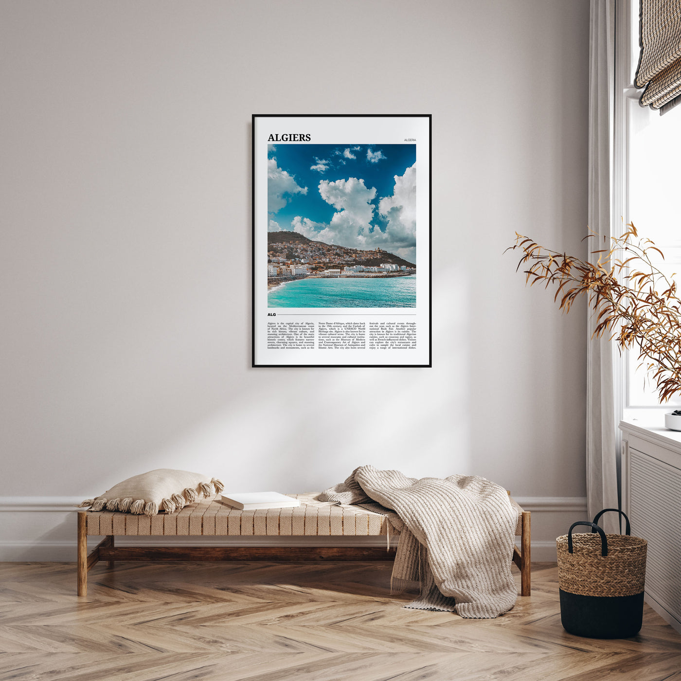 Algiers Travel Color Poster