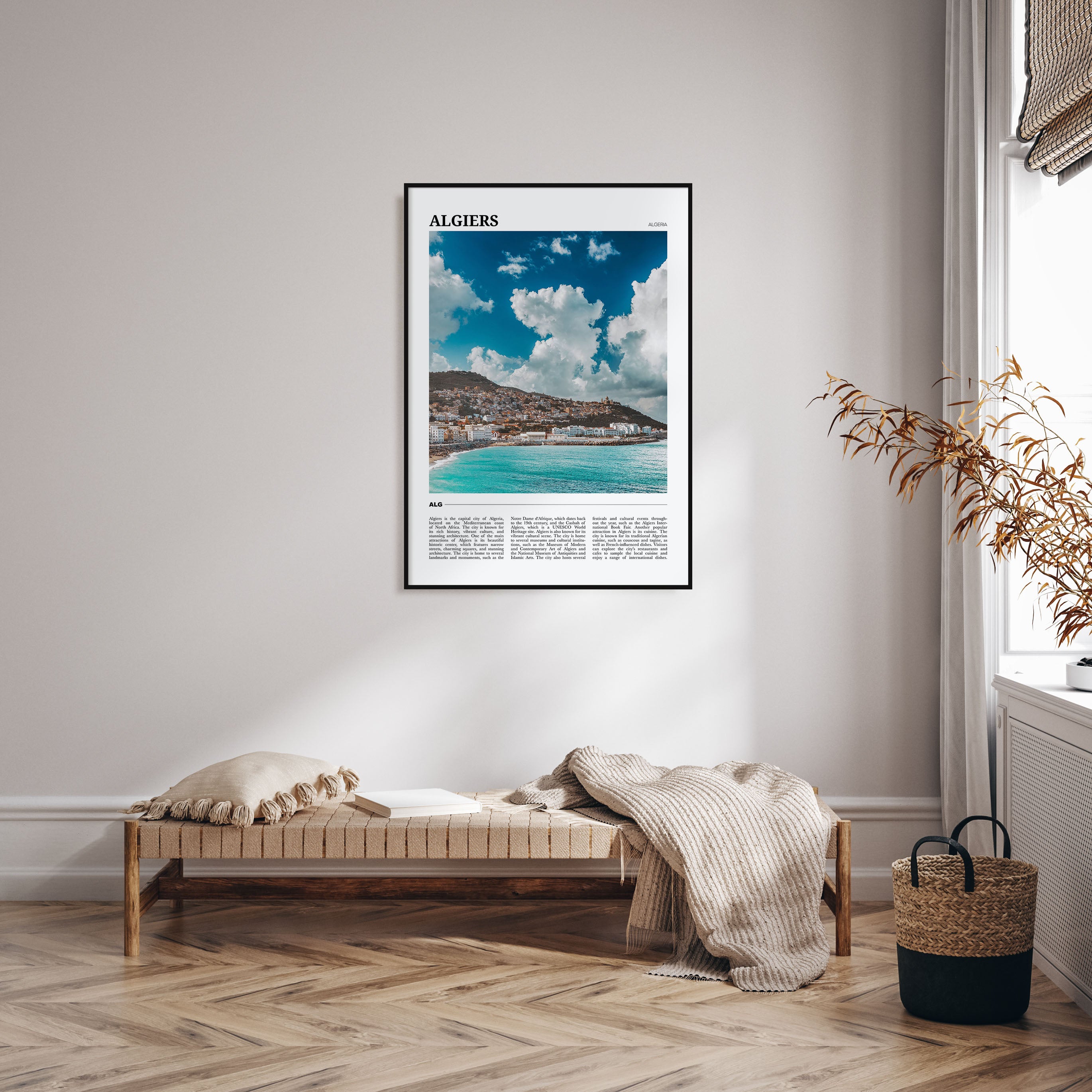 Algiers Travel Color Poster