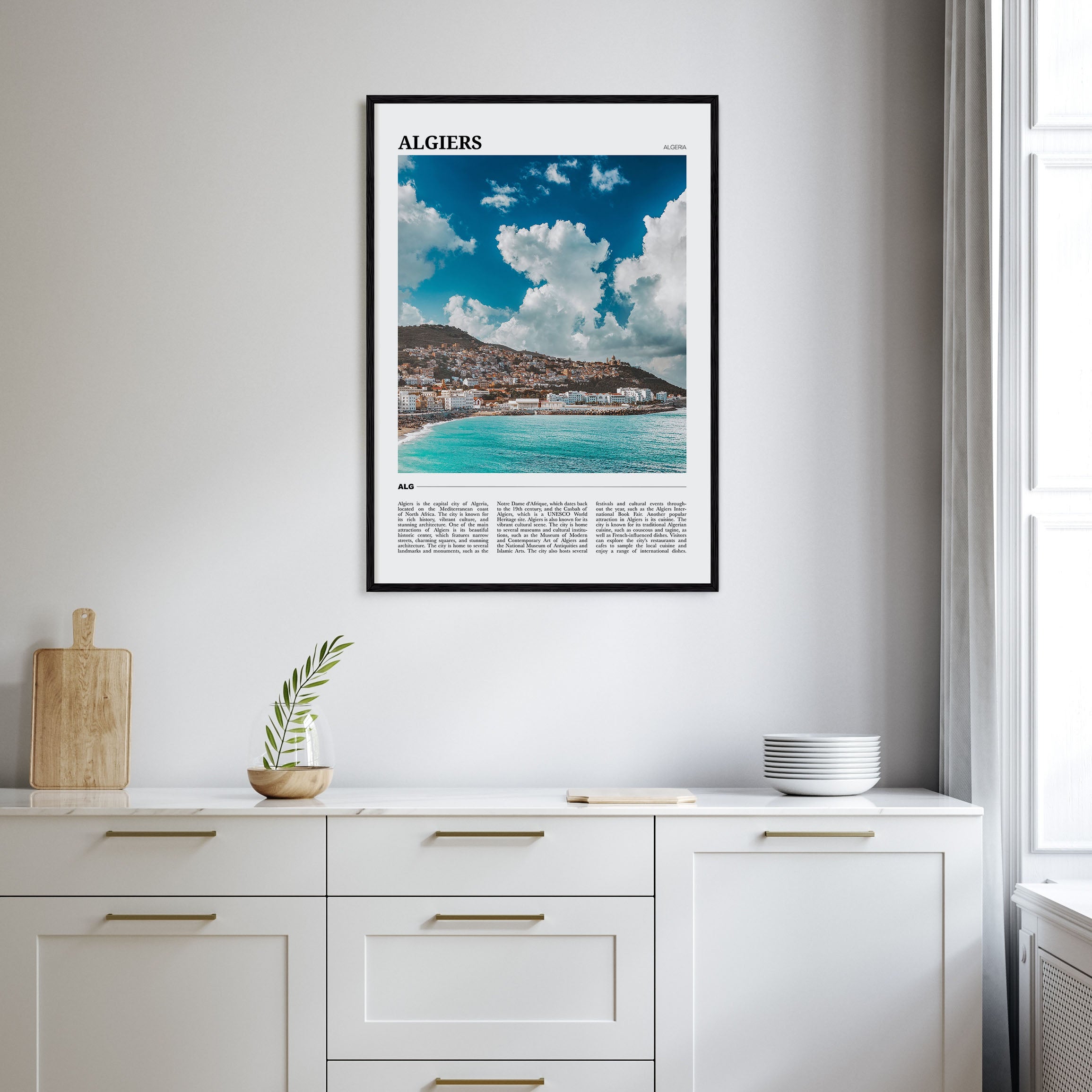 Algiers Travel Color Poster