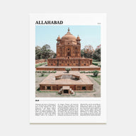 Allahabad Travel Color Poster