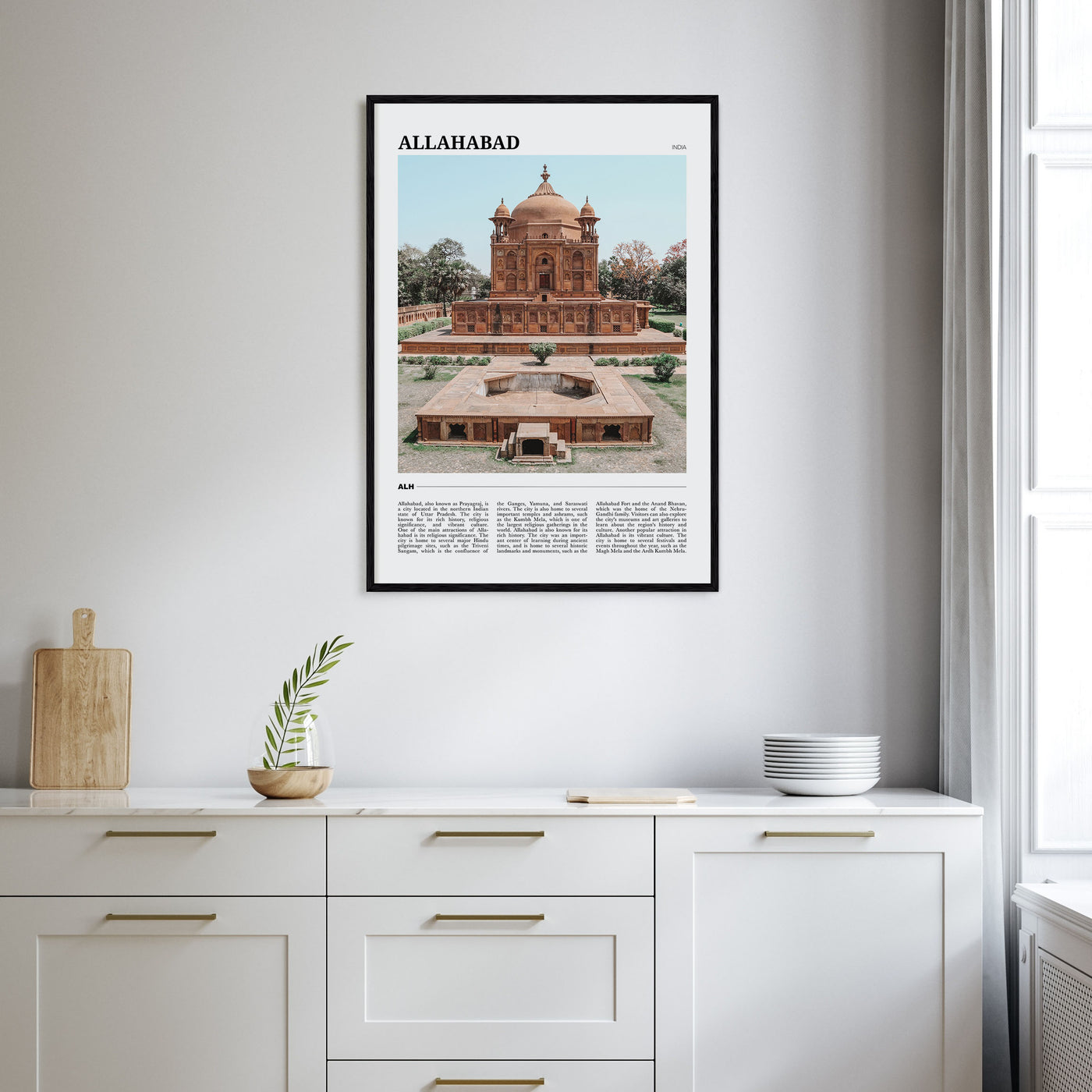 Allahabad Travel Color Poster