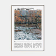Allegheny County Travel Color Poster